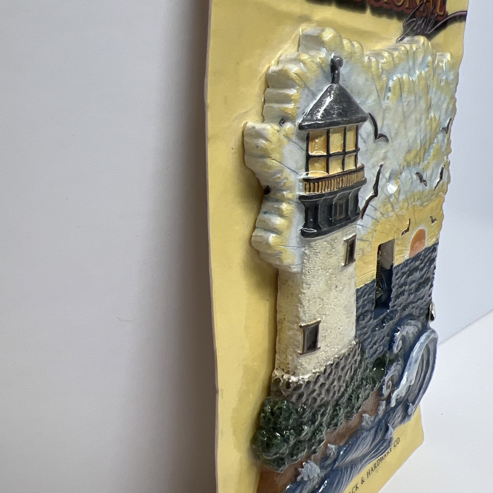 Dimensional Style American Tack & Hardware Co Lighthouse Single Switch Plate