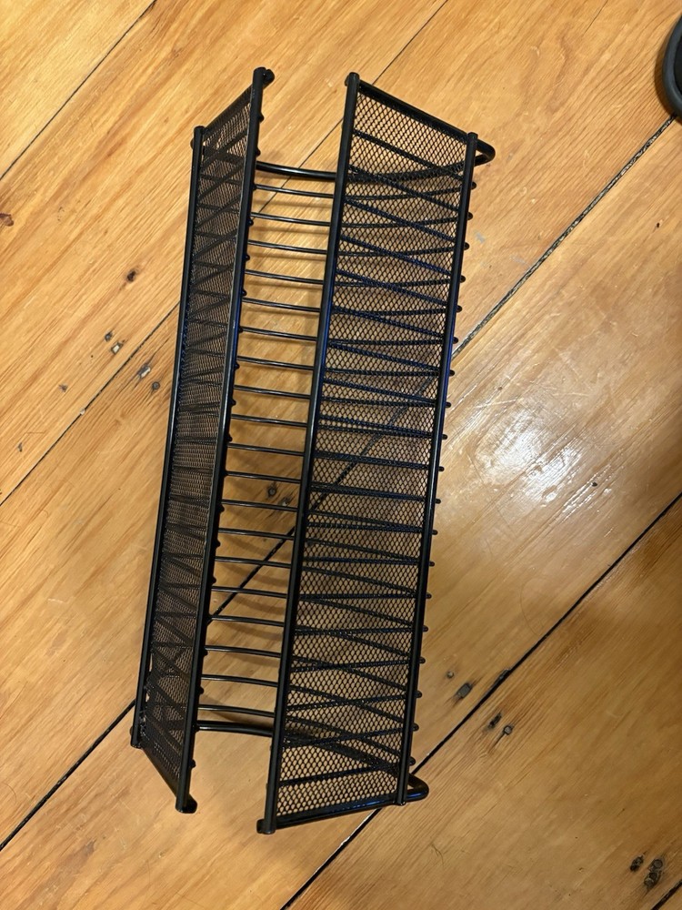 Small Metal CD Rack Can Hold 20 CDs