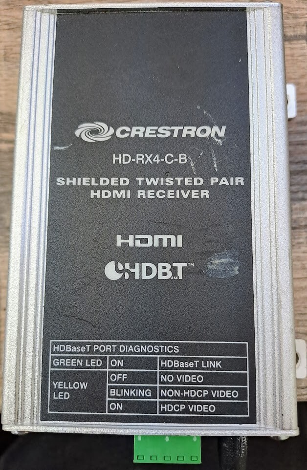 Crestron HDRX4CB Shielded Twisted Pair HDMI Receiver 4517890