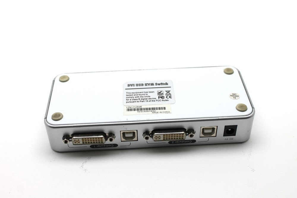 DVI USB KVM Switch, Audio LDV-212ASK
