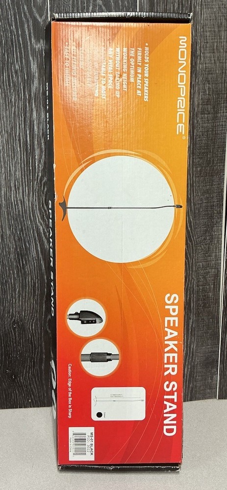 Monoprice Speaker Stand MS-01 Black