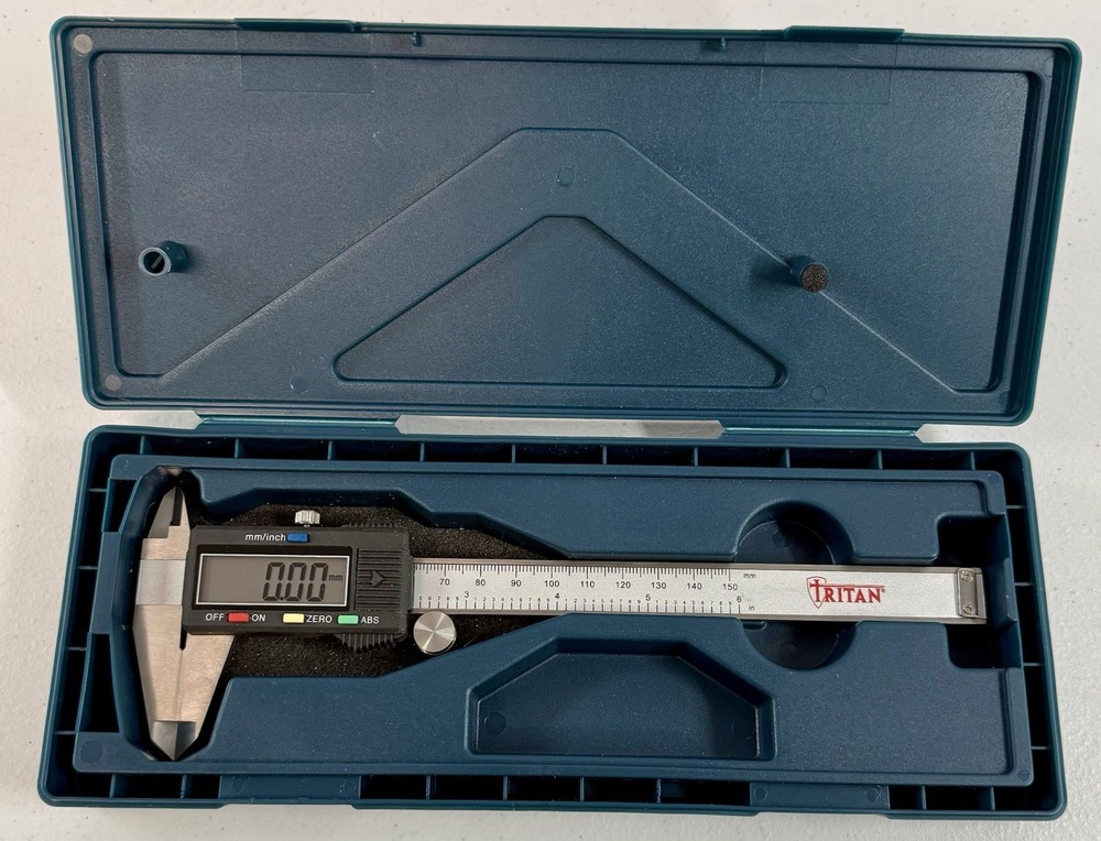 Tritan digital caliper 0-150mm With Case Micometer EUC *TESTED*