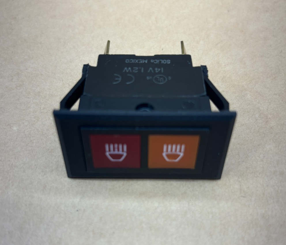 Thomas Built Bus 52002241 Warning Light Amber Red Dash Console