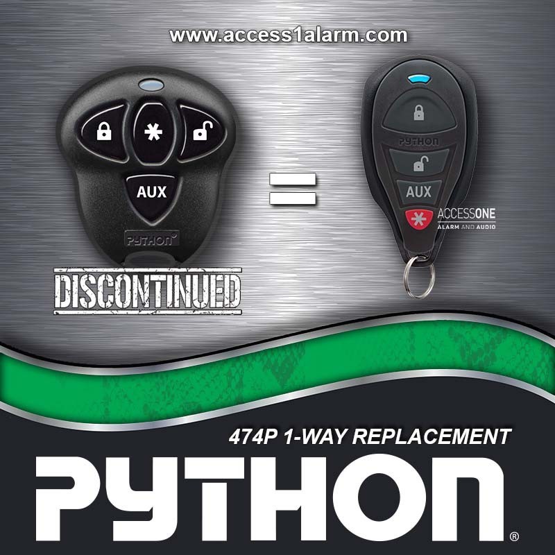 Python 474P Discontinued Replacement Remote Control NEW Python 7145P EZSDEI474
