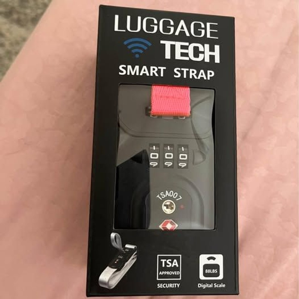 Luggage Tech Smart Strap TSA APPROVED LOCK/ Digital Scale