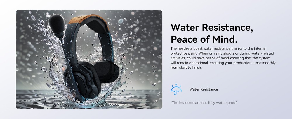 Hollyland Solidcom SE-4S 1100ft Full-Duplex Wireless Intercom Headset System