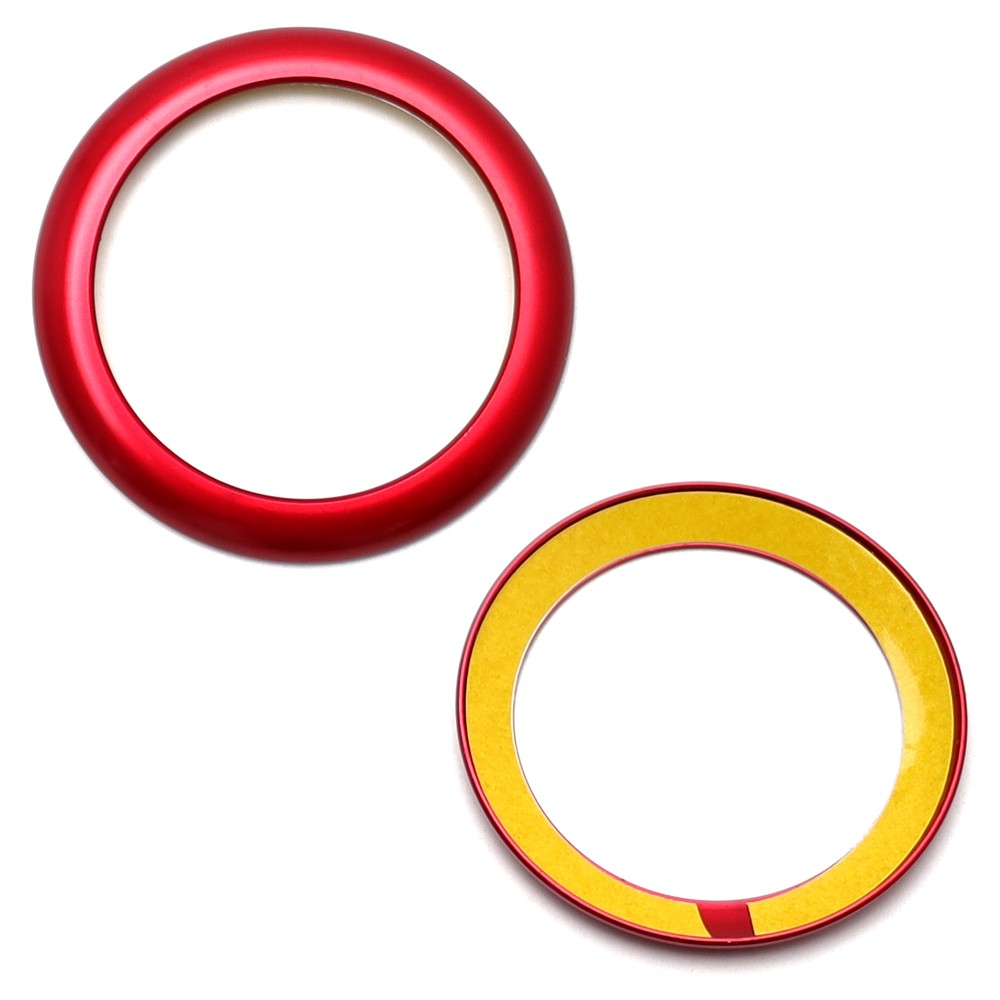 Sports Red Engine Push Start Button Outer Decor Ring Trim For Nissan Infiniti