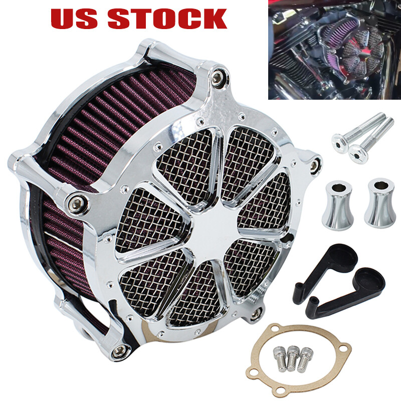 For Harley Dyna Softail Touring Road King Street Glide Air Cleaner Intake Filter