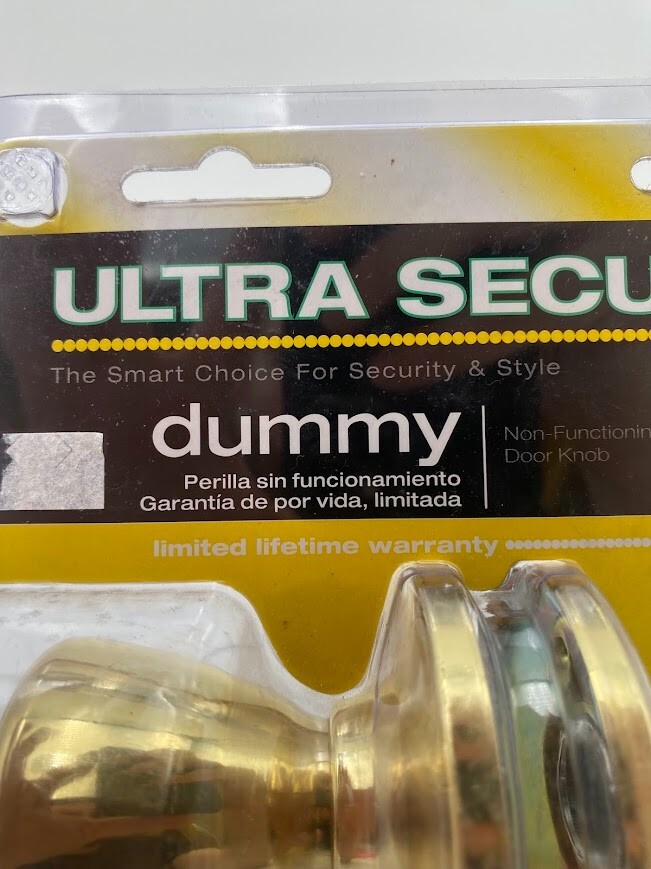 ULTRA SECURITY PLUS dummy Model#44250 KNB DMY PB CS RTN 2/PR