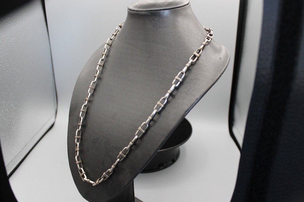 Sterling Silver Link Necklace