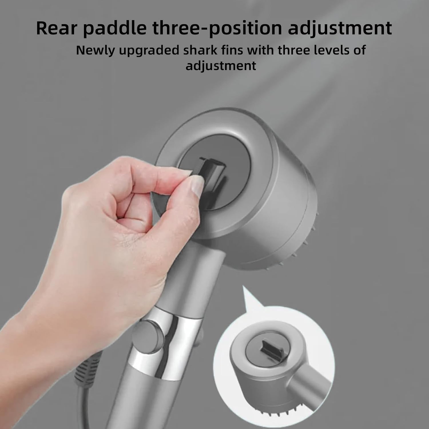 High Pressure Shower Head with Handheld Spray Combo, Rain ShowerHead with Filter