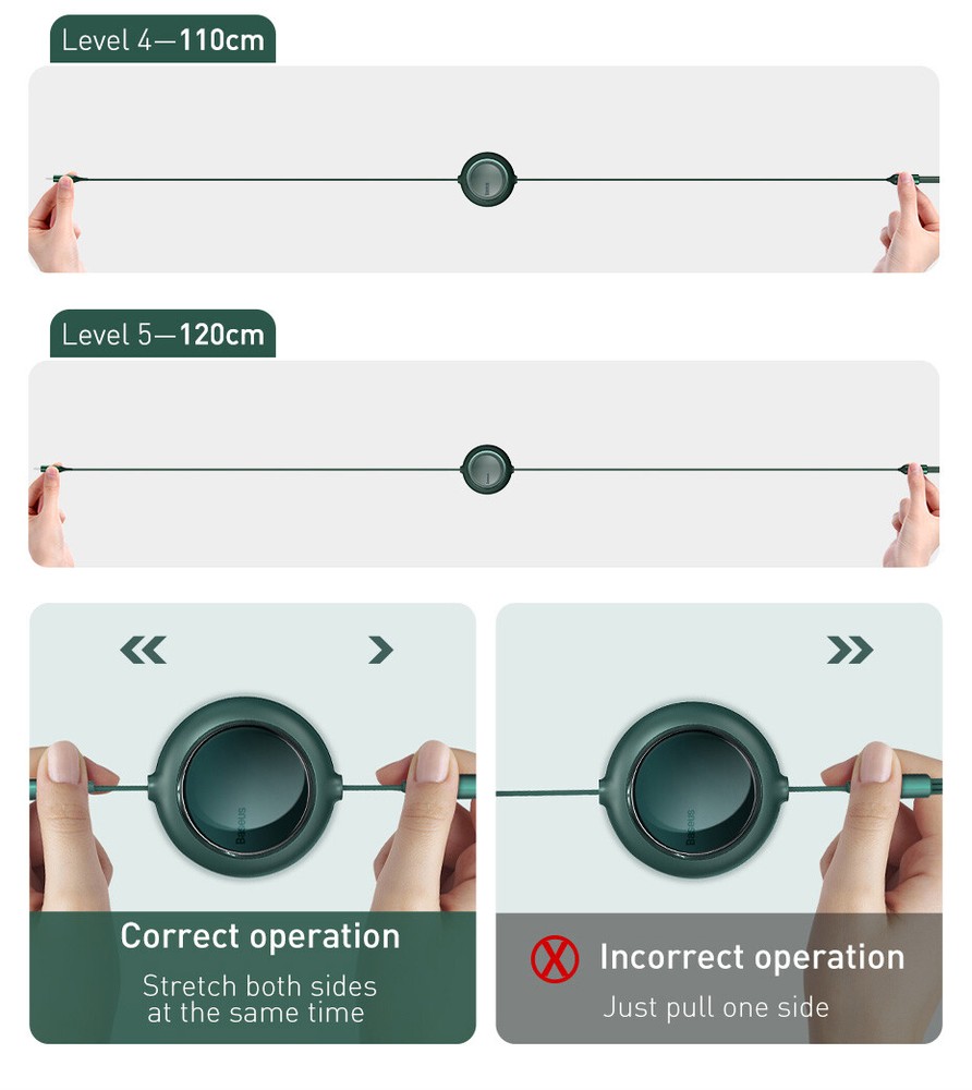 Baseus 100W 3 in 1 USB C Fast Cable Retractable Cord For iPhone Micro USB Type C