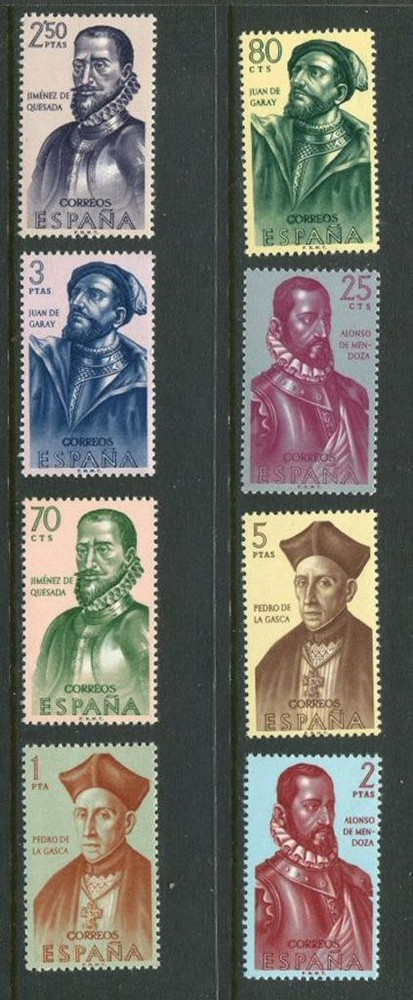 Spain #1131-8 MNH