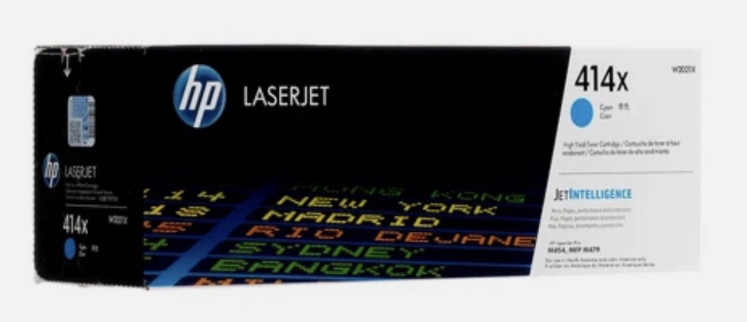HP 414X High Yield Toner Set 4-Pack (W2020X–W2023X) – Genuine Sealed