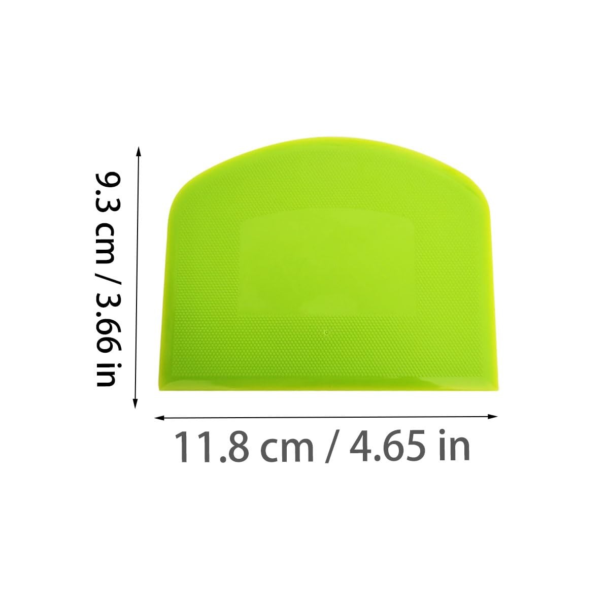 5 Pack Dough Scraper, Plastic Bench Scraper for Baking, Small, Multicolor