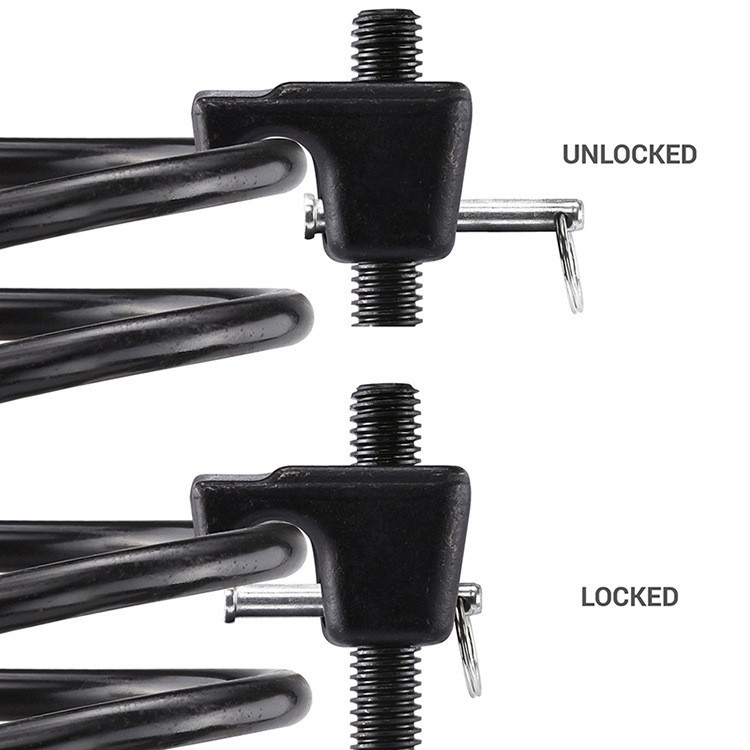 Heavy Duty Coil Spring Compressor Safety Lock Brackets Strut Shock Remover Tool