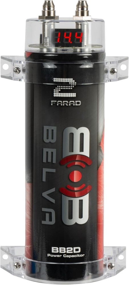 2.0 Farad Car Audio Capacitor with Digital Display