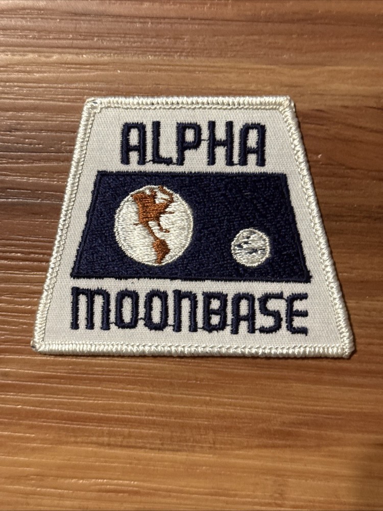 Space:1999 Alpha Moonbase-Old Version Large 4" Uniform Patch- USA Mailed