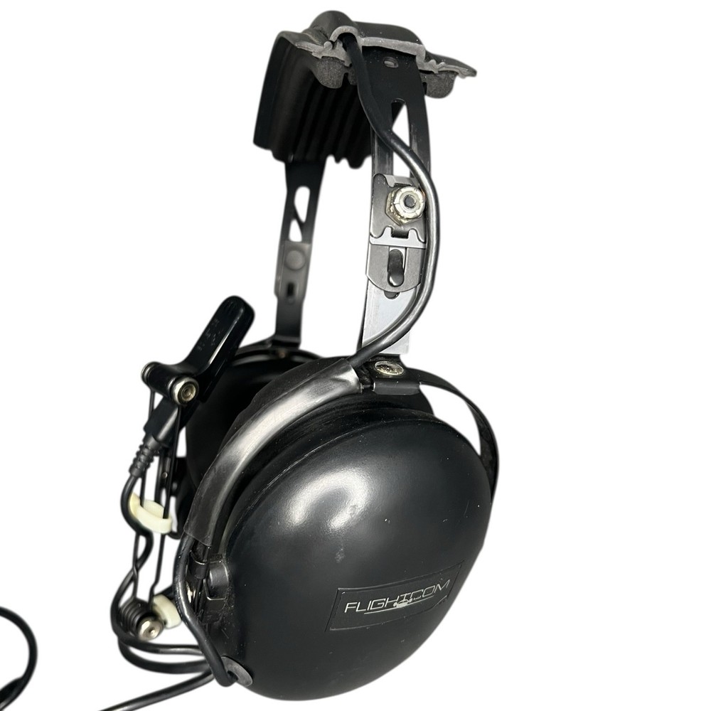 Flightcom Aviation Helicopter Headset Flight Com VGC