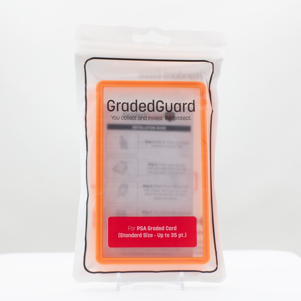 GradedGuard PSA Graded Card Case Guard Protector Stackable (ORANGE)