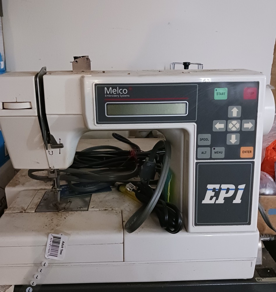 Melco EP1 Embroidery Machine With User Guide Book