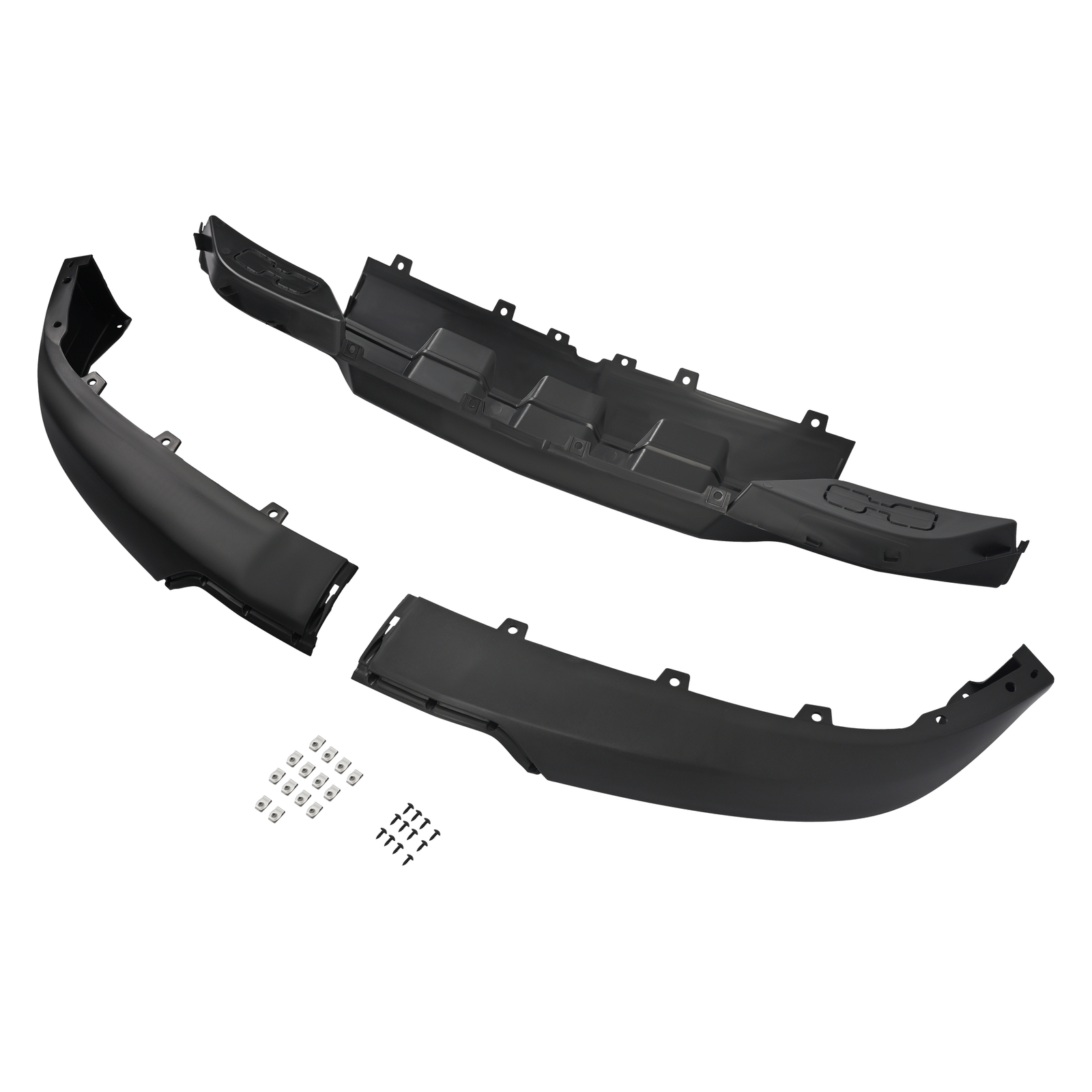 Front Bumper Valance For Chevrolet Silverado 1500 2016-2018 W/Tow Hook Holes