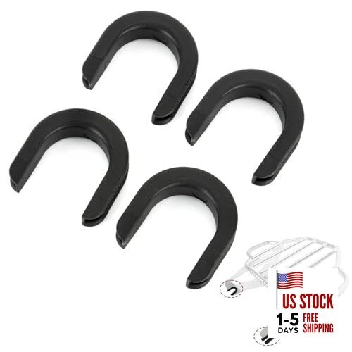 Sissy Bar Backrest Luggage Rack Side Panel Bracket Grommet,  Motorcycle Side