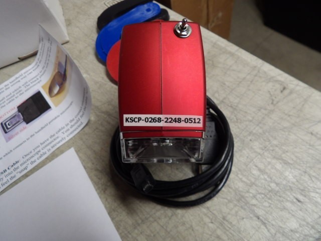 STARRETT Kinescope-IR-Vlink Hand Held Video Microscope New