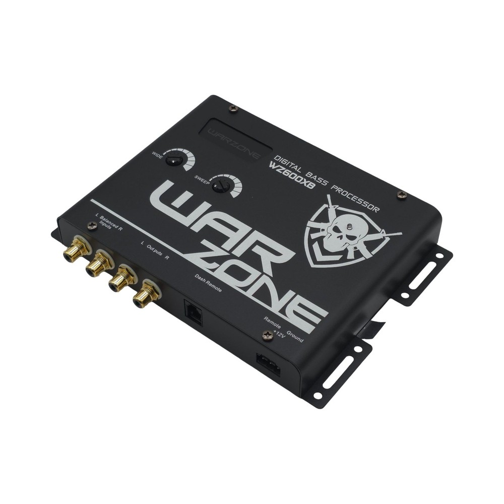 Warzone WZ600XB Digital Bass Processor with Remote Control & Subsonic Filter