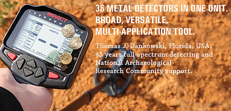 Nokta Impact Pro Pack Metal Detector Multi-Frequency and Waterproof