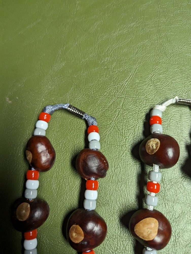 Ohio State Buckeye necklace
