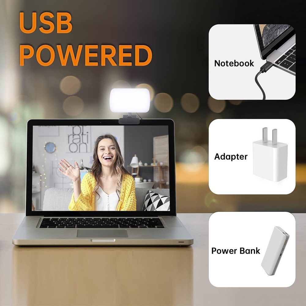 Video Conference Lighting, Webcam Lighting for Remote Working, Zoom Lighting for