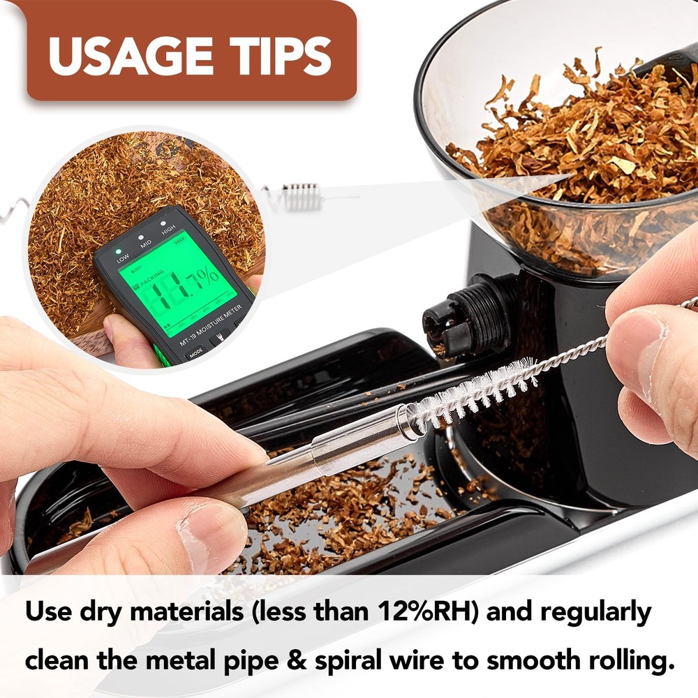 Cigarette Rolling Machine, Pre Roll Machine, Automatic Preroll Cone Loader Fi...