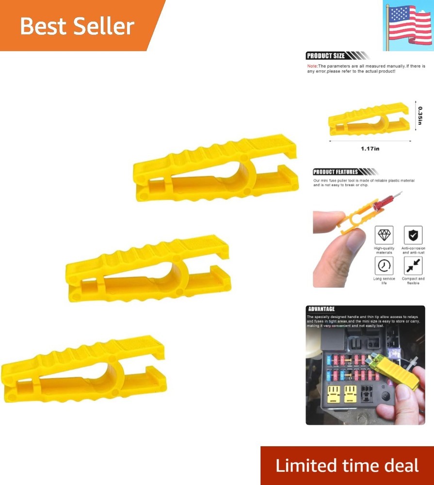 Fuse Puller Tool, Extraction Tool, Plastic Fuses Remover, Maintenance Accesso...