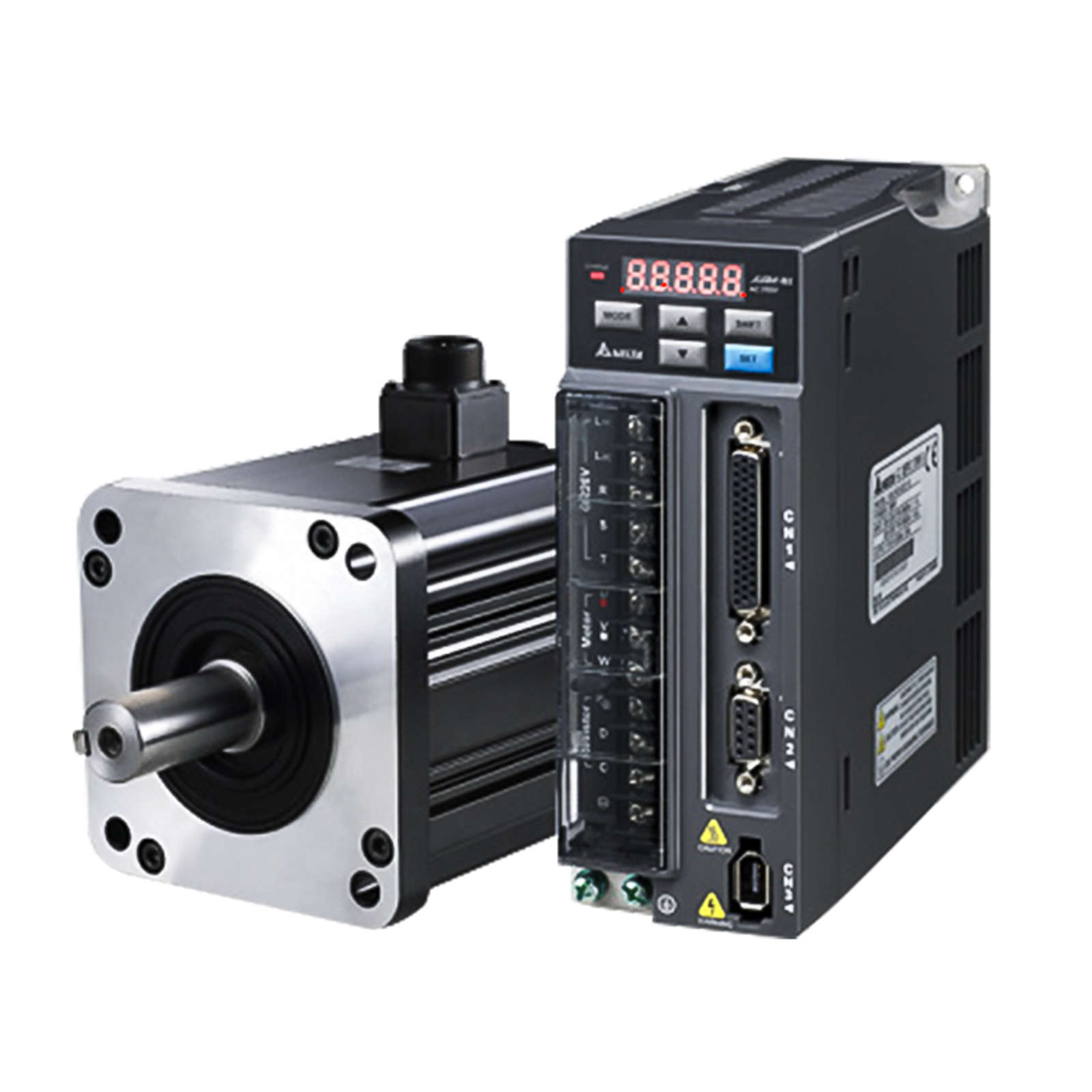 NEW DELTA ASD-B2-0721-B + ECMA-C20807RS PLC 750W SERVO SYSTEM DRIVE MOTOR