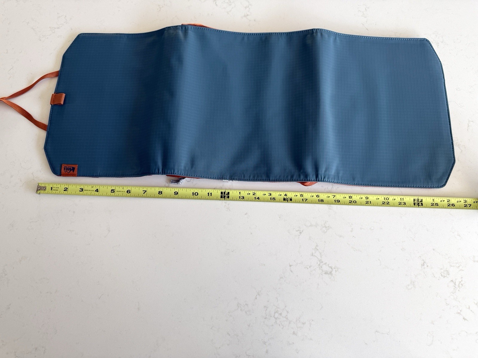 REI Co-op Hanging Toiletry Bag Orange Blue Travel Organizer Shower Roll - *READ*