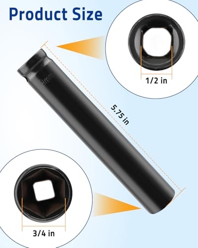 3/4 Caging Bolt Socket Tool & 10 Brake Cage Bolts, for 10 Pack With Socket Tool