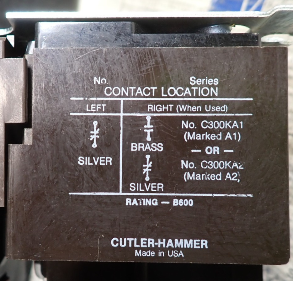 Cutler Hammer A10BN0 Size 0 Starter 5HP 460 3 Phase 18 Amp 120V Coil TESTED S942