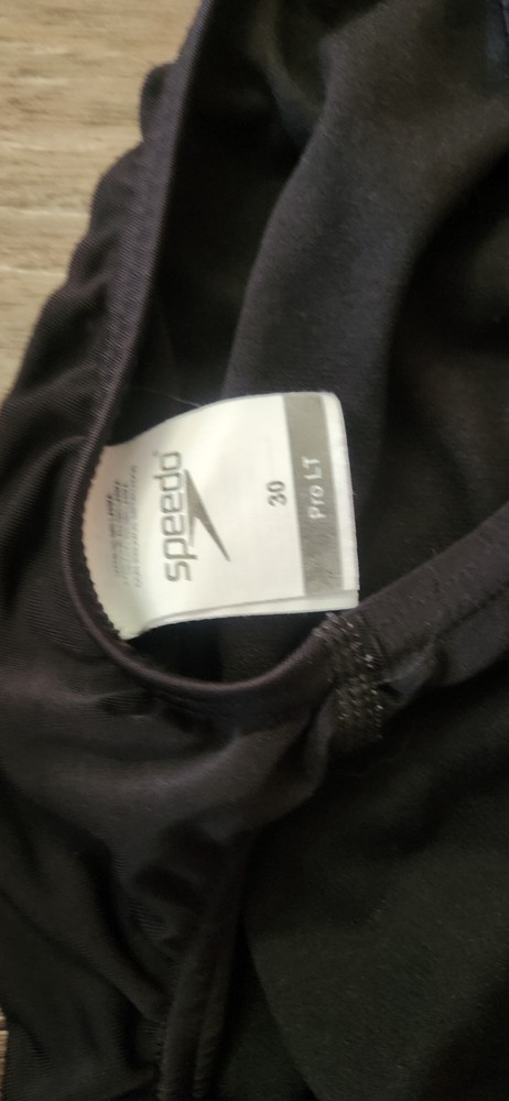 Womens Black Speedo Pro LT Size 30