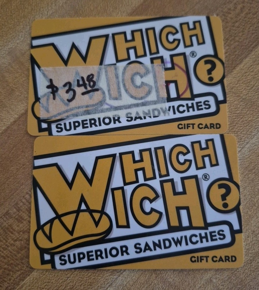 $28.48 Which Wich Gift Cards