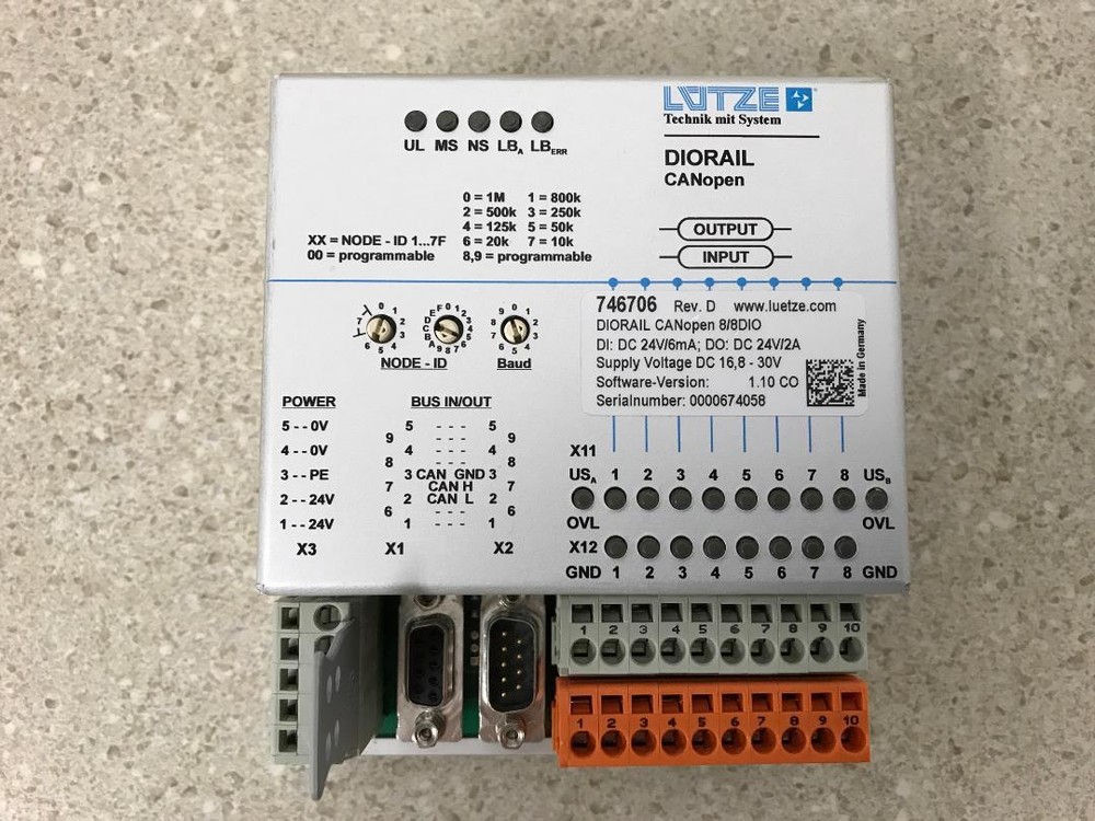 Lutze 746706 Bus Modular Controller