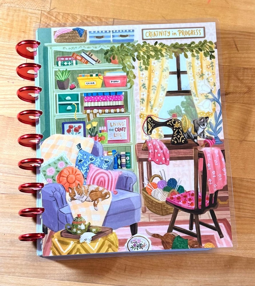 Creativity in Progress Cover Set 4 use w/ Classic Happy Planner~