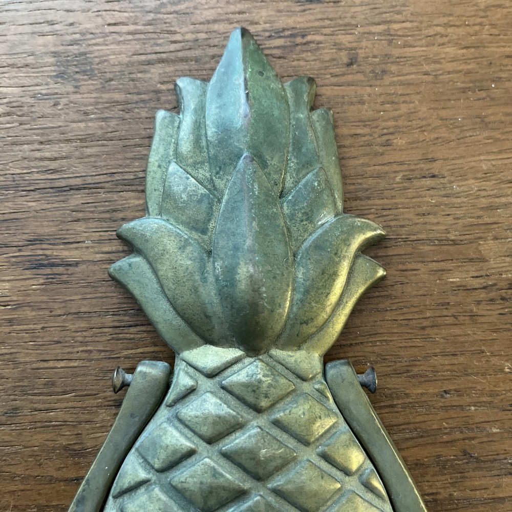 Vintage Pineapple Solid Brass Welcome Door Knocker