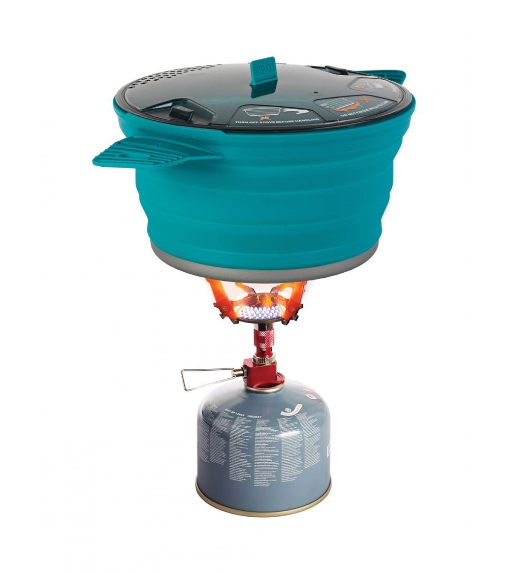 Sea to Summit X‑Pot 2.8L Collapsible Cooking Pot Teal Lightweight New w/ Tags