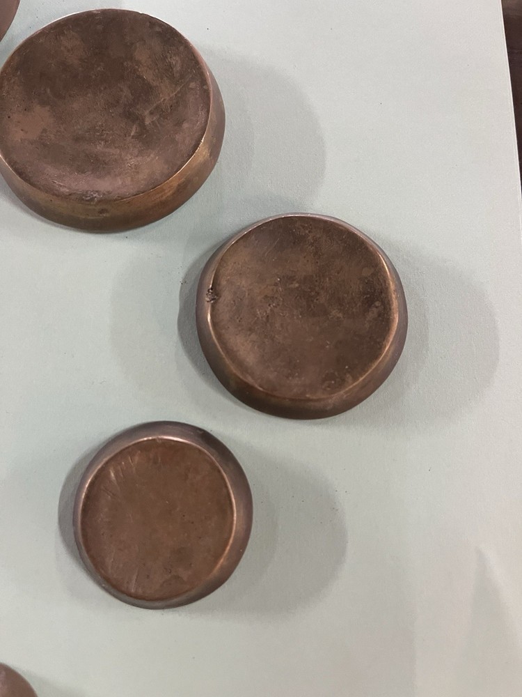 (5) Piece Bronze Scale Weight Set