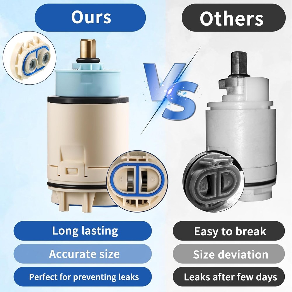 Single Function Pressure Balance Cartridge Replacement