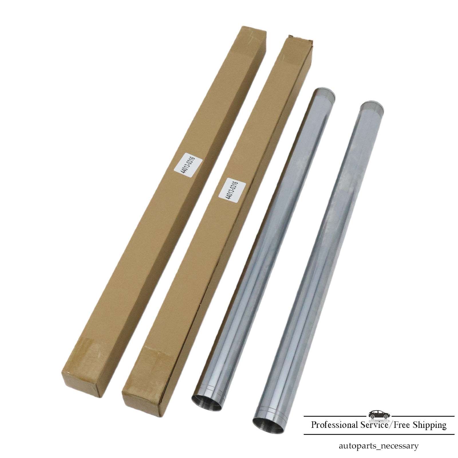 2x Front Shock Inner Fork Tubes For Kawasaki EX650 Ninja 650 2017-2023 41x585mm