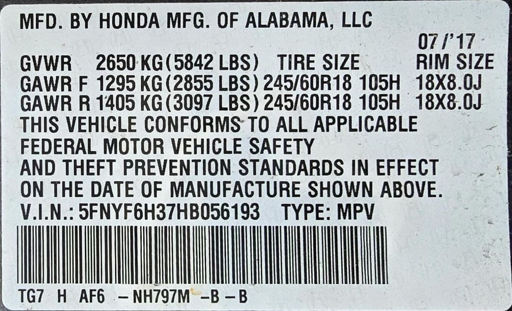 Engine ECM Electronic Control Module Engine Controller Fits 17-19 PILOT 1552225