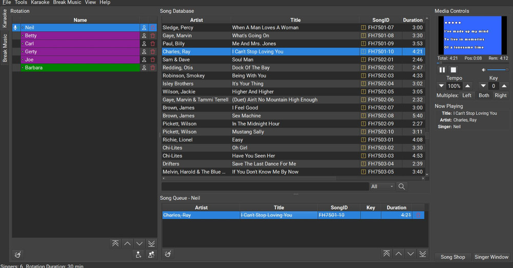 Computer Karaoke Collection -Studio Quality - Every Song Ever! New Interface