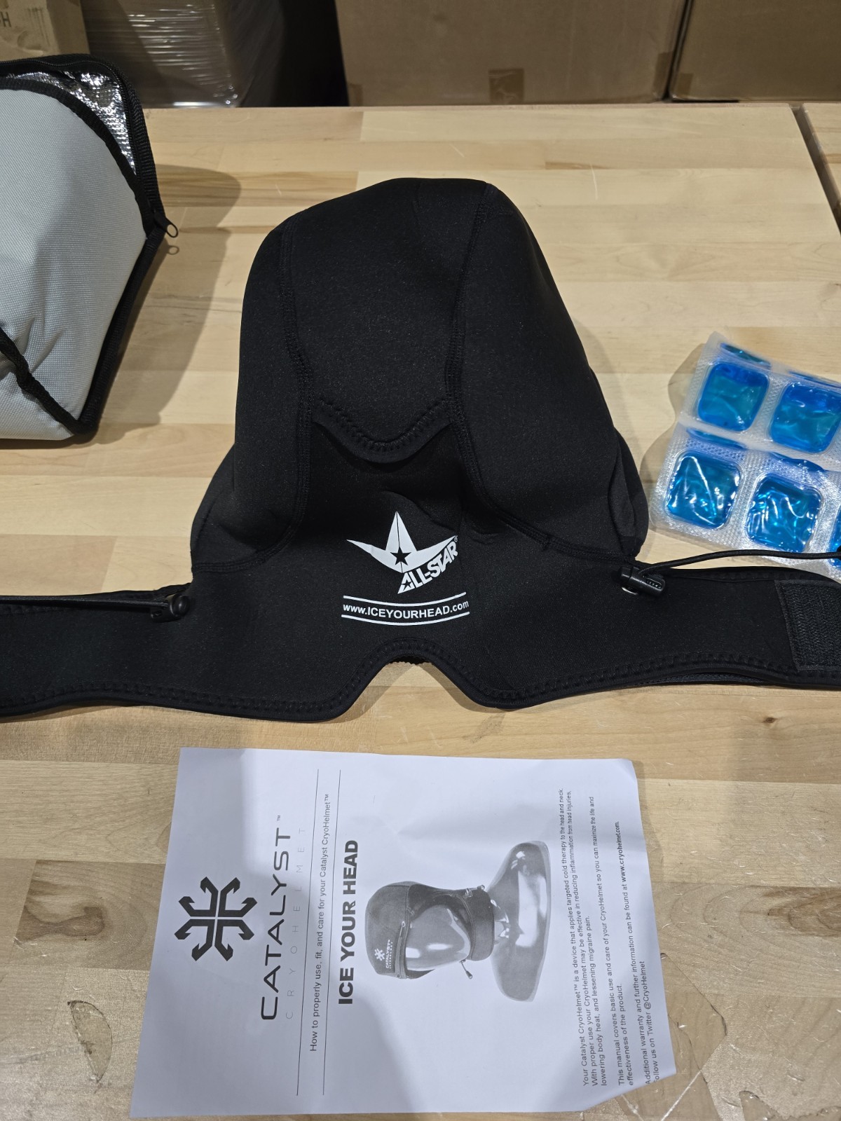 Catalyst Cryohelmet v2 Men's and Women's Migraine Relief Cap w/ Adjustable Hood